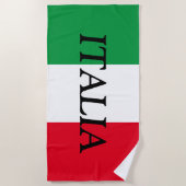 Officiële vlag van Italië Strandlaken (Voorkant)