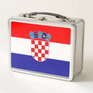 Officiële Vlag van Kroatië Nationale Embleem Lun