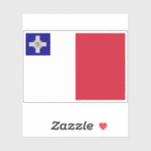 Officiële vlag van Malta (1943-1964) Sticker (Vel)
