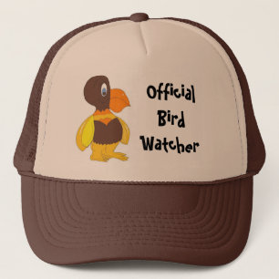 Officiële Vogel Waarnemer - Cartoon Vogel Trucker Pet