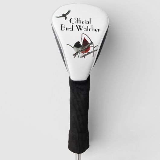Officiële Vogel Waarnemer Golfheadcover (Voorkant)