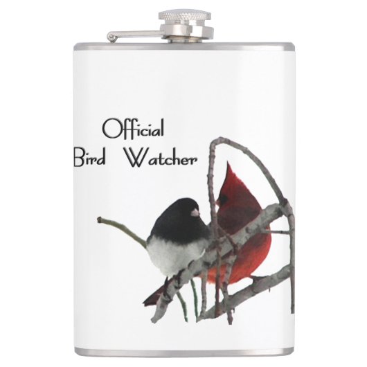 Officiële Vogel Waarnemer Heupfles (Voorkant)