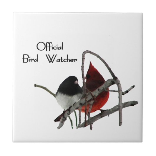 Officiële Vogel Waarnemer Tegeltje (Voorkant)