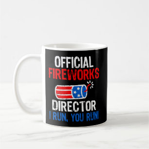 Officiële Vuurwerk Directeur Grappig 4 juli Cadeau Koffiemok