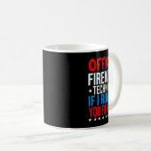 Officiële vuurwerk technicus VS Onafhankelijkheids Koffiemok (Voorkant rechts)
