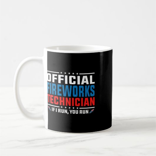 Officiële vuurwerktechnicus 4 juli Pyro-tec Koffiemok (Links)
