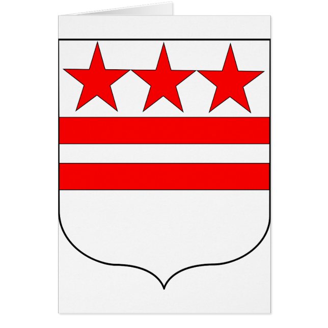 Officiële wapenstilstand van de familie George Was (Voorkant)