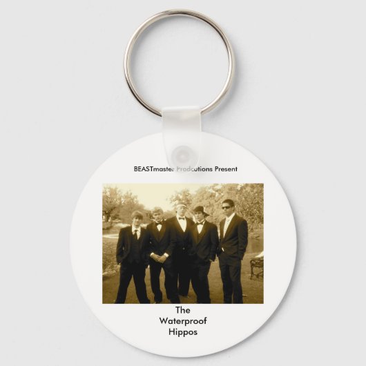 Officiële waterdichte Hippos-Sleutelhanger Sleutelhanger (Voorkant)