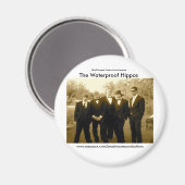 Officiële waterdichte nijlpaarden magneet (Voorkant / Achterkant)