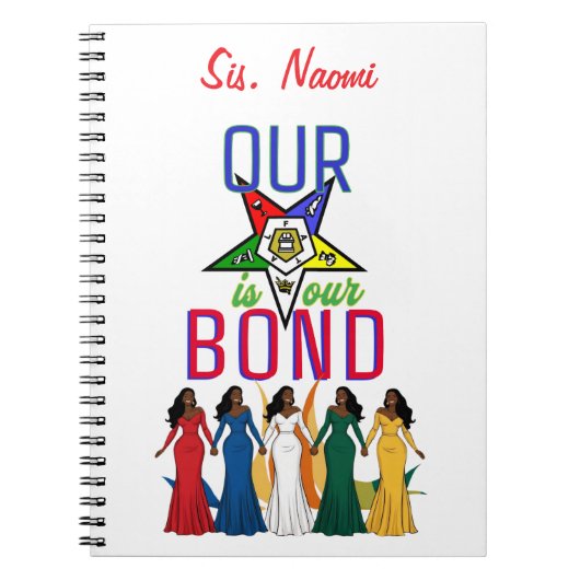 Officiële website van de Eastern Star Journal Notitieboek (Voorkant)