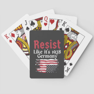 Officiële Weerstand Als Het Is 1938 Duitsland Weer Pokerkaarten
