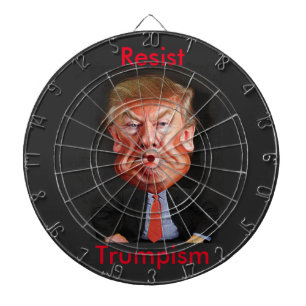 officiële weerstand tegen trumpisme dartbord