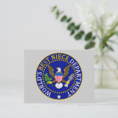 Officiële Wereld beste nicht Briefkaart (Staand voorkant)