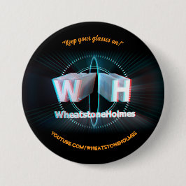 Officiële WheatstoneHolmes stereoscopische 3D Ronde Button 7,6 Cm
