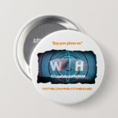 Officiële WheatstoneHolmes stereoscopische 3D Ronde Button 7,6 Cm (Voorkant /achterkant)