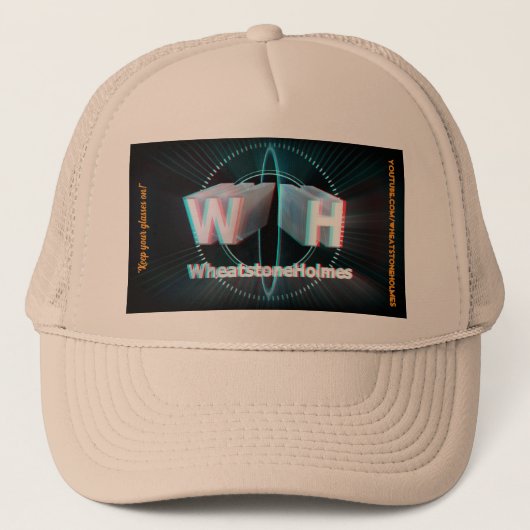 Officiële WheatstoneHolmes stereoscopische 3D Trucker Pet (Voorkant)