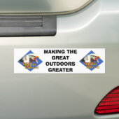 OFFICIËLE WILDLIFE FOREVER-BUMPERSTICKER BUMPERSTICKER (Op auto)