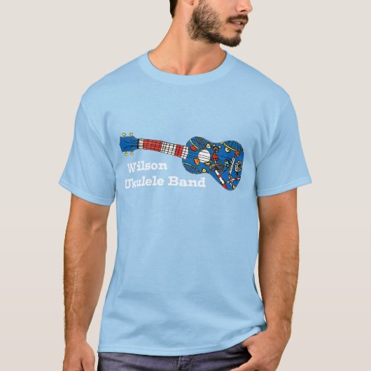 Officiële Wilson Ukulele Band T-Shirt (Voorkant)