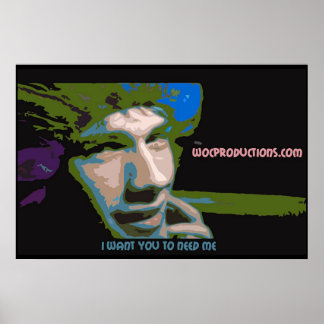 Officiële WOC Ik wil dat je me Poster nodig hebt