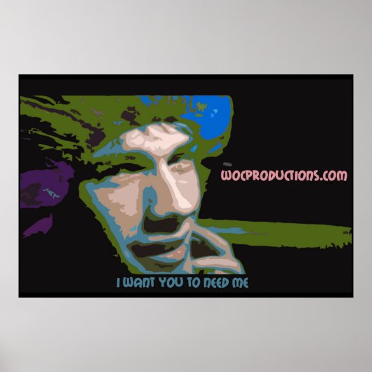 Officiële WOC Ik wil dat je me Poster nodig hebt (Voorkant)