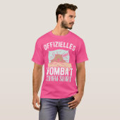 Officiële Wombat Slaap Wombat T-shirt (Voorkant volledig)