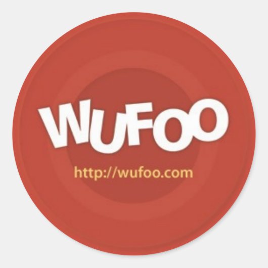 Officiële Wufoo Sticker (Voorkant)