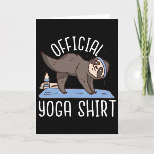 Officiële Yoga - Grappige Yoga Kaart