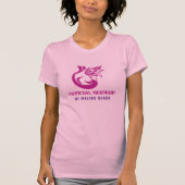 Officiële zeemeermin van uw strand t-shirt (Voorkant)