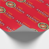 Officiële zegel - Marine Corps Cadeaupapier (Hoek)
