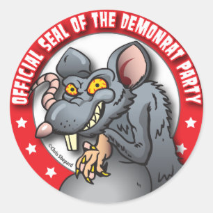 OFFICIËLE ZEGEL VAN DE DEMOCRAT AKA DEMON-RAT ARTI