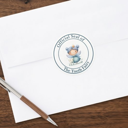 Officiële zegel van de Tandfee sticker