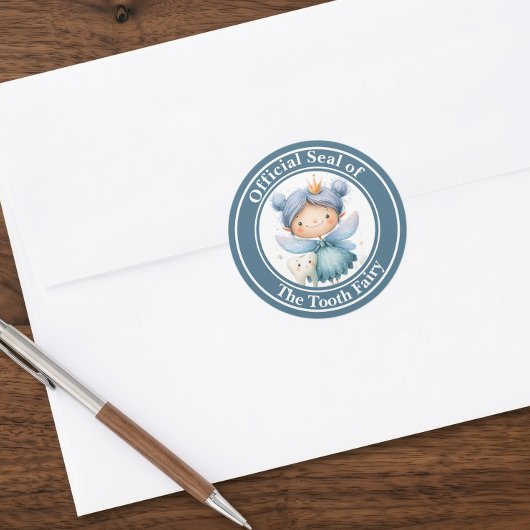 Officiële zegel van de Tandfee sticker