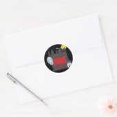 Officiële Zombie Killer Ronde Sticker (Envelop)