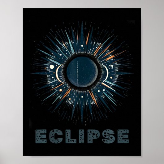 Officiële Zonsverduistering Poster (Voorkant)