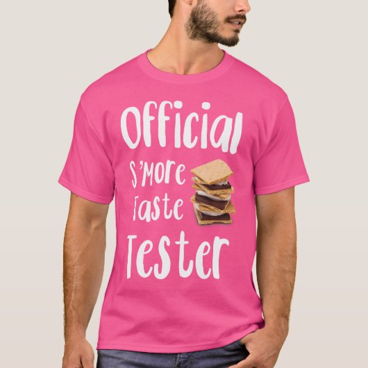 Officiële's Meer Smaak Tester Kampvuur Smores Trak T-shirt (Voorkant)