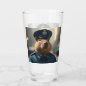Officier Capybara: Vrede bewaren, Glas (Achterkant)