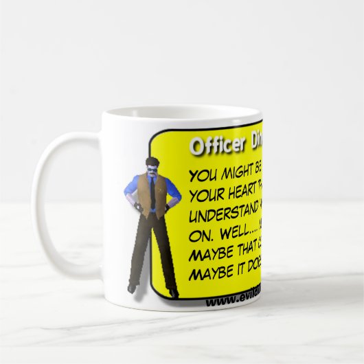 Officier Dingus - Comfort Koffiemok (Links)