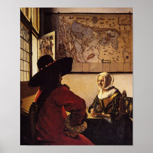 Officier en Laughing Girl Poster (Voorkant)