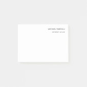 Officier in de rechten Minimalist Classical Plain Post-it® Notes (Voorkant)