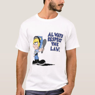 Officier Jacob respecteert altijd de wet T-shirt