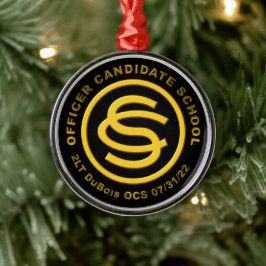 Officier Kandidaat School  Metalen Ornament