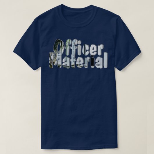 Officier Materiaal T-shirt (Design voorkant)