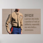 Officier Poster (Voorkant)
