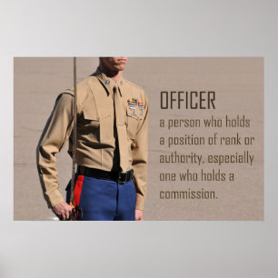 Officier Poster
