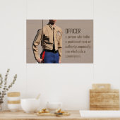 Officier Poster (Keuken)
