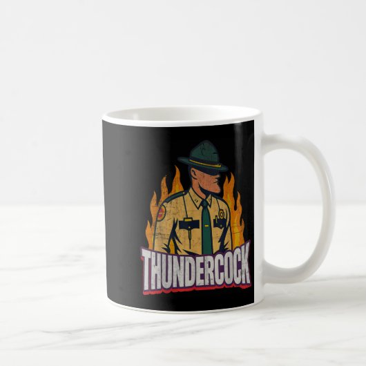 Officier Sergeant Cius Thunder Lichaamcam Grappige Koffiemok (Rechts)