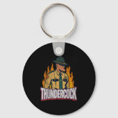 Officier Sergeant Cius Thunder Lichaamcam Grappige Sleutelhanger (Voorkant)