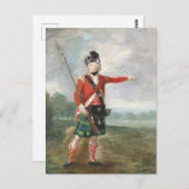 Officier van de 73e Foot Briefkaart (Voorkant / Achterkant)