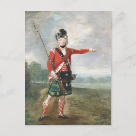 Officier van de 73e Foot Briefkaart (Voorkant)