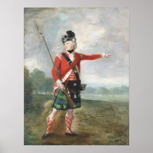 Officier van de 73e Foot Poster (Voorkant)